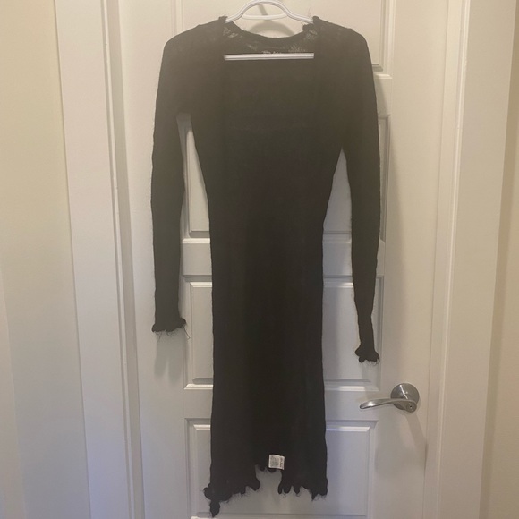 TALULA - black mohair cardigan - Picture 10 of 11